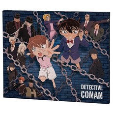 야노만 (Yanoman) 586피스 직소 퍼즐 캔버스 퍼즐 명탐정 코난 어둠의 수사선(30.7×37.7×2cm) 2306-04 벽걸이 부품 포함