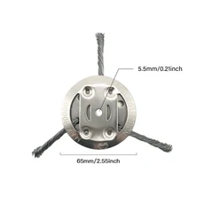 LUSQI 리튬 잔디 깎는 기계 헤드 트리머 잡초 제거 브러시 커터 가정용 전동 공구 부품 범용, 01 A-3 Cutter