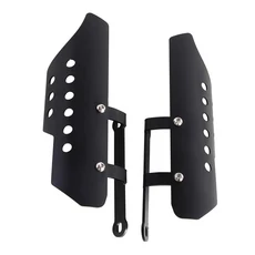 Triumph Speed 400 충격 흡수 장치 가드 플레이트 Trident Scrambler 400X 프론트 포크 충격 보호 커버, [02] Black