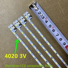 필립스 40PFL5449/T3 LCD-40V3A M00078 N31A51P0A N31A51POA LED 백라이트 V400HJ6-ME2-TREM1 52LED 490M 100%, A 4020 16피스, 하나, 1개