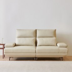동서가구 뮤즈 실리콘 레더 스윙 소파 3인 DF928239, 아이보리