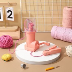 1세트 미니 DIY 손뜨개질 기계 스풀 니터 팔찌 스카프 모자 초보자용 홈크래프트 와인딩 도구 니팅밀