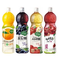 [마시자몰] 웅진 자연은 종합 1.5L 4종 오렌지 + 포도 + 사과 + 석류