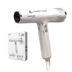 【Tescom 泰速瑪】BLDC 專業級負離子吹風機 TD880ATW - 超輕量, 白色, 141617