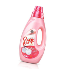 애경 울샴푸 세탁세제 오리지널 용기 핑크 1L