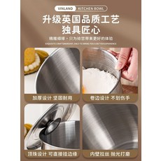 316不鏽鋼加深打蛋盆缽缽雞盆奶油盆，加厚深盆冷鍋盆帶蓋商用擺攤, 1個, 316特厚鋼防濺打蛋盆【虧本衝量中】,虧本中：旗艦款 小號【無蓋款】