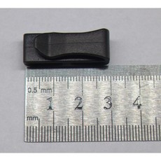 戰術織帶夾 Molle系統收尾夾 腰帶皮帶夾 適用20mm-48mm織帶 軍事風裝備固定夾, 1個, 24mm小號