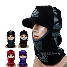 국산 하후캐나다 캡두건 모자와밴드가 하나로, 블랙레드, 1개