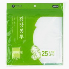엘디자인 김장봉투 2매입 PE비닐, 왕특대