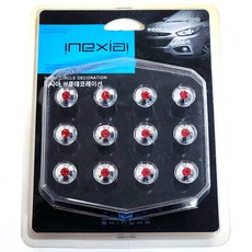 넥시아 써클데코레이션 도어가드 12개1세트, 1개, 레드