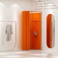 이동식 간이 탈의실 학교 임시 의류매장, R16-70x70x200 원단