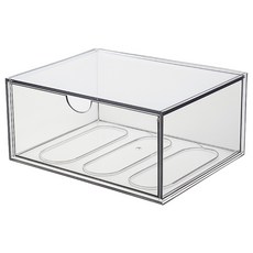 特大號透明抽屜收納盒 PET材質桌面整理盒 防塵抽屜收納 Garage Kit Box, 04.特大號, 1個