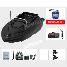 무선 RC 보트 배 낚시 미끼 피싱 GPS 500M, 1개, GPS형 17000mAh 1개
