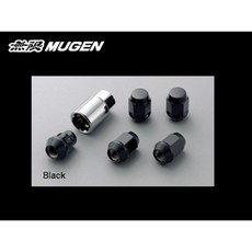 MUGEN 輪框防盜螺絲組 銀/黑兩款, 銀, 1個