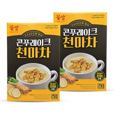 꽃샘 고소하고 든든한 콘푸레이크 천마차 50T 2개, 50개입