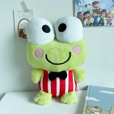 케로케로케로피 산리오 개구리 인형, 1개, 그린, 28cm