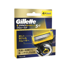 吉列鋒護系列刮鬍刀頭4入組 (適用ProGlide無感/Fusion鋒隱/ProShield鋒護), 4入, 1套