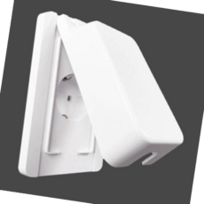 전기 방우 콘센트 플러그 벽 매입 1구 전기콘센트 콘센트커버 2구콘센트 가정콘센트 매입콘센트, 낱개