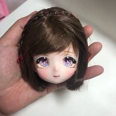 Twinkle兄妹 BJD娃娃頭 6分, 1個, twinkle妹妹,妝頭+素體（送普通眼珠+鞋