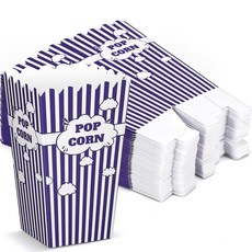 Feifeiya 미니 스트라이프 팝콘 박스 버킷 및 컨테이너 50개 가정용 졸업 카니발 여름 생일 파티 용품 (퍼플) 168657, Feifeiya 미니 스트라이프 팝콘 박스 버킷 및 컨