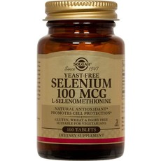 SOLGAR 硒素食錠 100mcg, 100顆, 1罐