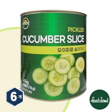 지오씨팜 오이피클 슬라이스, 6개, 3kg