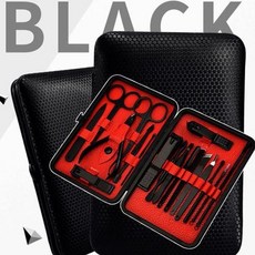 손발페이스 케어세트 고급케이스 네일케어 풋케어 손톱깍기 네일세트 귀이개, 19종 손톱깍이세트
