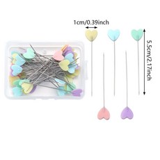 재봉 미싱 50/100Pcs 양재 핀 자수 패치 워크 도구 고정 버튼 바느질 위치 DIY 액세서리, 50Pcs, [00] Light Heart
