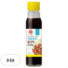 오뚜기 LIGHT JOY 저칼로리 발사믹 드레싱, 205ml, 9개