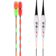 루키드 현영 민물전자찌 스마트찌 화이트 25년형 60cm 실내 바다 낚시 찌, 2개, L003