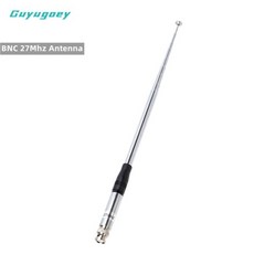 차량안테나 신호 증폭기 오토바이 bnc 27mhz 안테나 cobra hh50wxs midland uniden용 cb 핸드헬드휴대용 라디오용 9인치 51인치 텔레스코픽 안테나, 없음
