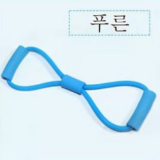 8자 텐셔너 가정용 피트니스 스트레치 요가 기구 여연습 오프숄더 미등신기 텐셔너 팔자 끈, 검정과 파랑, 1개