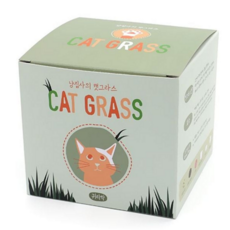 보따리D 반려식물 화분재배키트 캣그라스 식물화분 키우기 editions*022879001EA sou+3547aj, 귀리싹