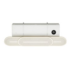 DFMEI 母嬰級空調擋風板防直吹月子寶寶專用壁掛式可調節擋風板, 跑道款空調擋風板-米色:如圖