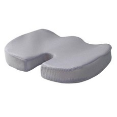 달모아 라텍스 메모리폼 방석, 그레이, 1개