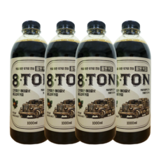 [팔톤커피] 디카페인 헤이즐넛 콜드브루 원엑(달달한 맛), 4개, 1개입, 1L