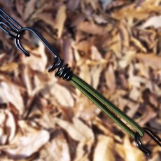 [4+1]이산지 스트레치코드 탄성끈 번지코드 캠핑 텐트 타프 고정스트링 15cm, 카키