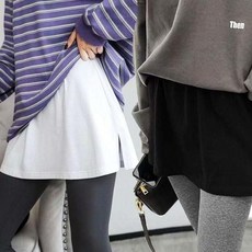 여성 밴딩 스커트 검정치마 치마 여자