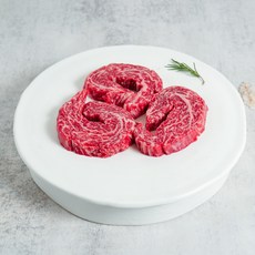 우마왕 한우 1++ 투플러스 냉장 새우살 구이용, 1개, 200g