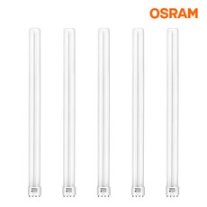 오스람 이관형광등 55W Dulux L, 전구색, 5개