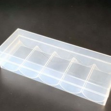 카지노칩 뚜껑형 포커칩케이스 100pcs 칩홀더 투명보관함 카지노게임, 1개