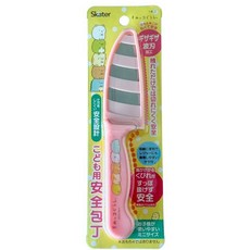 日本SKATER兒童安全料理刀，酪洛米角落生物哆啦A夢兒童菜刀，安全料理刀具, 1個, 角落生物（現貨/484827）, 粉色, 安全刀套