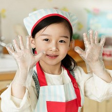 보아스 어린이 위생장갑 비닐장갑 30매 10개 세트, 4-8세유아용