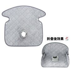 嬰兒外出居家防水隔尿墊 - 推車/汽車座椅/餐椅適用, 3D隔尿墊 淺灰色, 1個