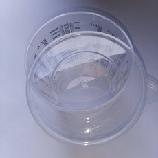 比例調漆杯（含蓋）可重覆使用 精準調色 環保耐用 藝術創作好幫手, 1200ml