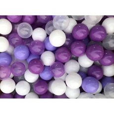 球的世界工廠 台灣製 加厚7公分遊戲彩球 超限量 奢華紫戀粉紫色系 球屋球池專用海洋球/波波球, 紫戀色系混色50球, 1個