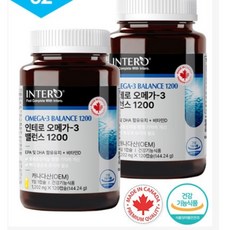 인테로 오메가3 밸런스 1200, 180정, 2개