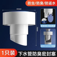 嗨氧 廚房下水管 三通接頭, 【50/60/75管適用】1個密封塞,品質保證