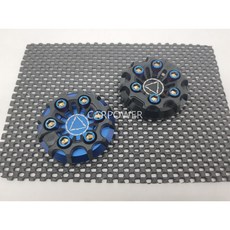 APEXX KYMCO 光陽 油箱蓋 油箱環 MANY VJR 雷霆S 雷霆王 GP G6 KRV 適用, 1個, 金,卡夢藍