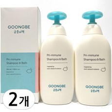 궁중비책 유아용 샴푸앤바스, 350ml, 2개